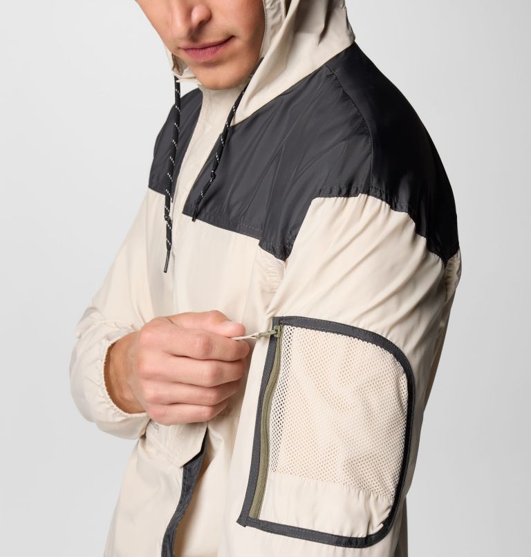 Men's Challenger II Pullover Windbreaker, Color: Dark Stone, Shark, image 8