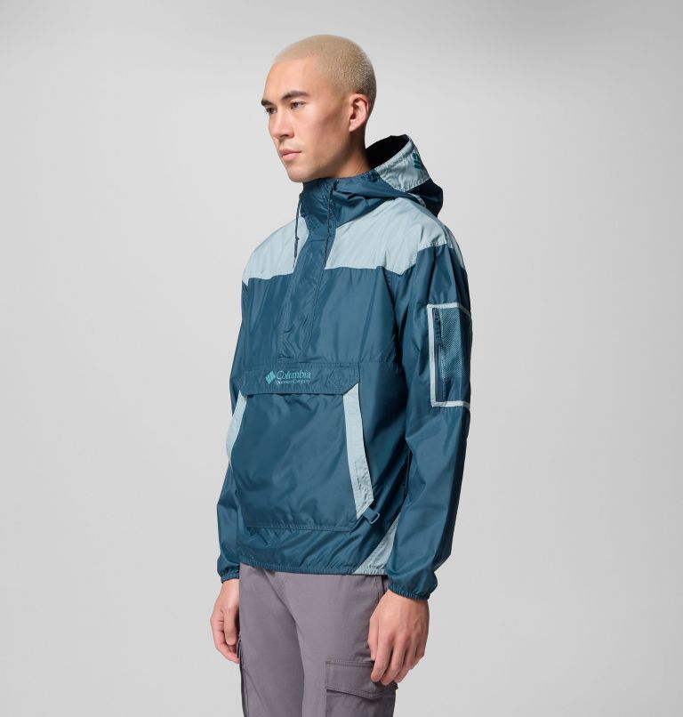 Men's Challenger II Pullover Windbreaker, Color: Everblue, Crushed Blue, image 4
