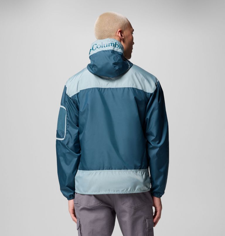 Men's Challenger II Pullover Windbreaker, Color: Everblue, Crushed Blue, image 3