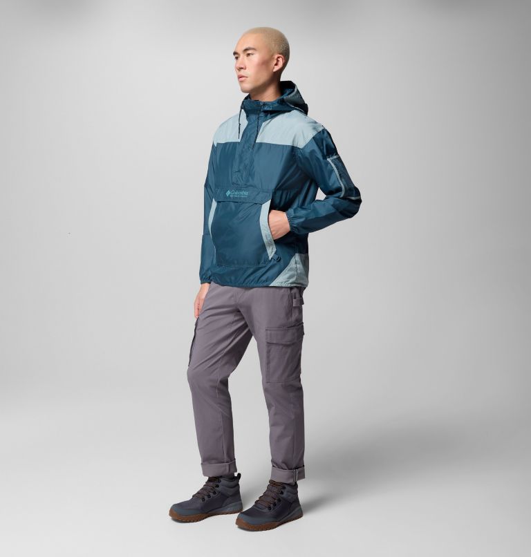 Men's Challenger II Pullover Windbreaker, Color: Everblue, Crushed Blue, image 10