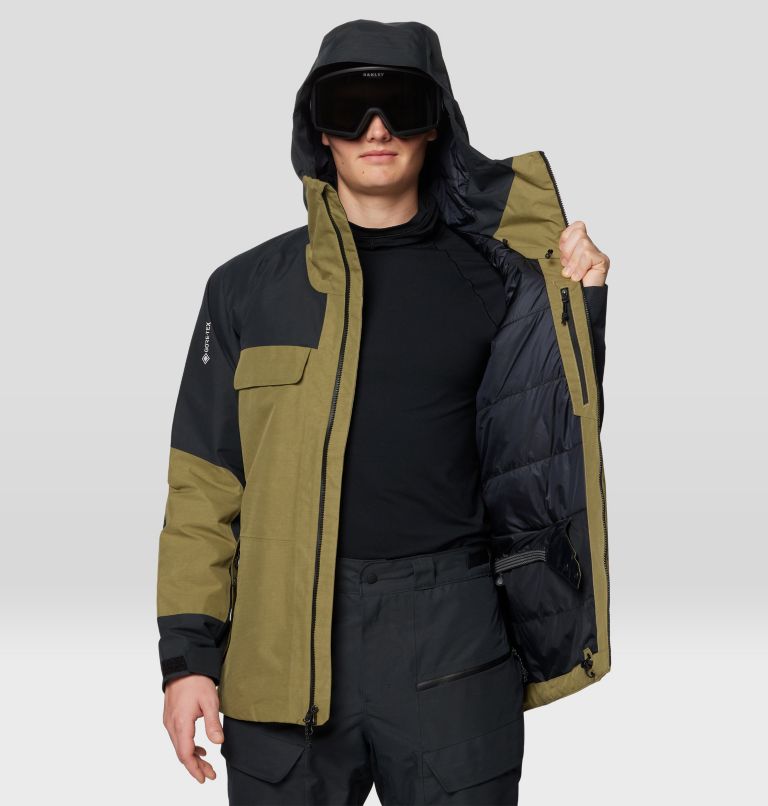 Men's Cloud Bank GORE-TEX Jacket, Color: Landslide, Black, image 6