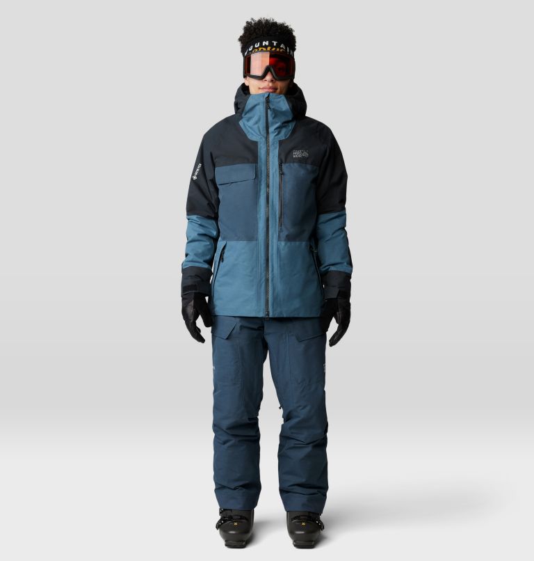 Men's Cloud Bank GORE-TEX Jacket, Color: Adriatic Blue, Moon Blue, Black, image 14