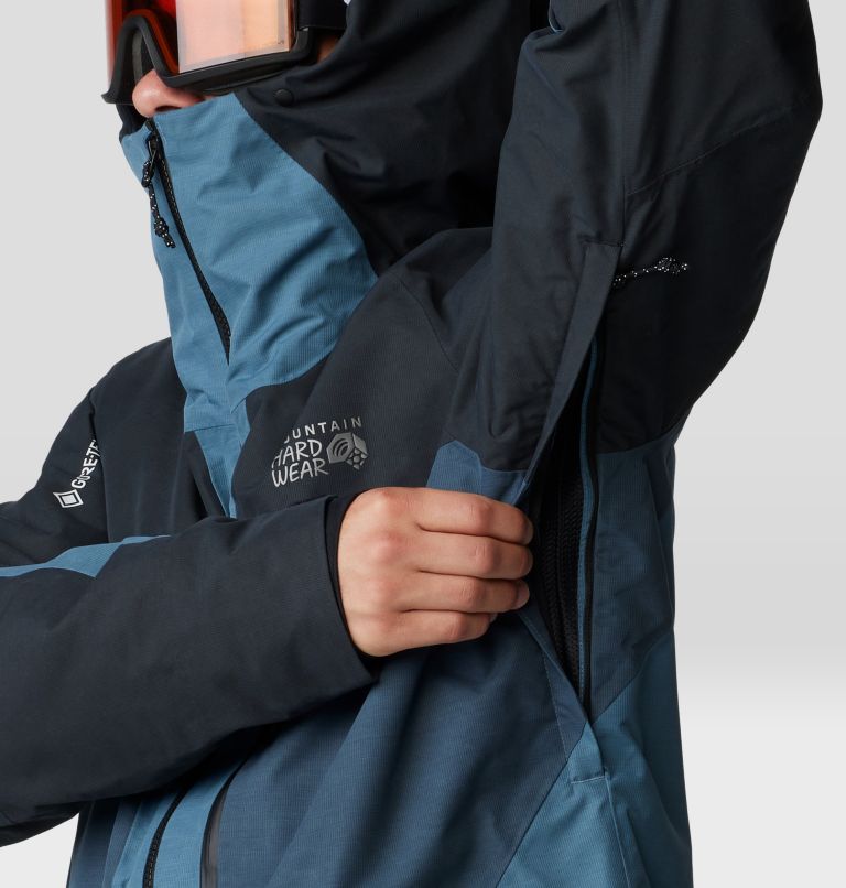 Men's Cloud Bank GORE-TEX Jacket, Color: Adriatic Blue, Moon Blue, Black, image 7