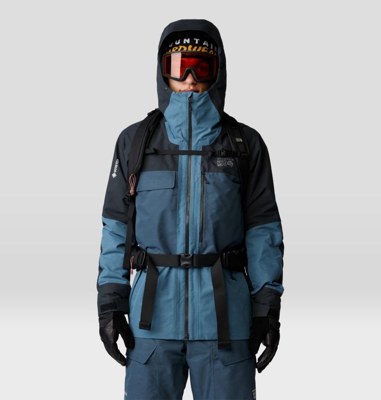 Men's Cloud Bank GORE-TEX Jacket, Color: Adriatic Blue, Moon Blue, Black, image 10