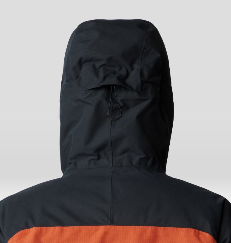 Men's Cloud Bank GORE-TEX Jacket, Color: Raw Carnelian, Black, image 6