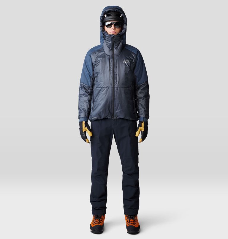 Men's Compressor Alpine Hooded Jacket, Color: Blue Slate, image 13