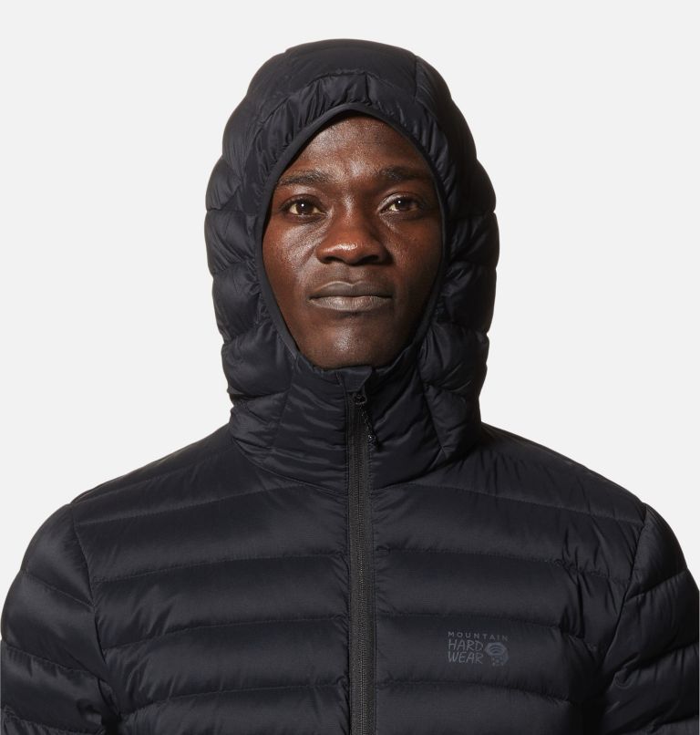 Men's Deloro Down Full Zip Hoody, Color: Black, image 4