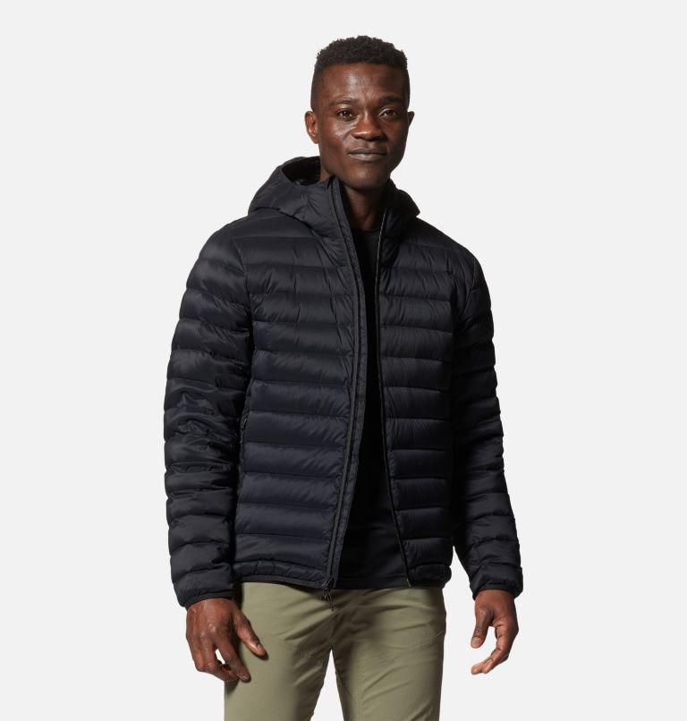 Men's Deloro Down Full Zip Hoody, Color: Black, image 9