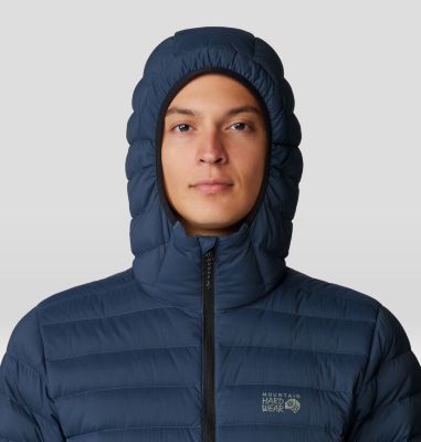 Men's Deloro Down Full Zip Hoody, Color: Moon Blue, image 12