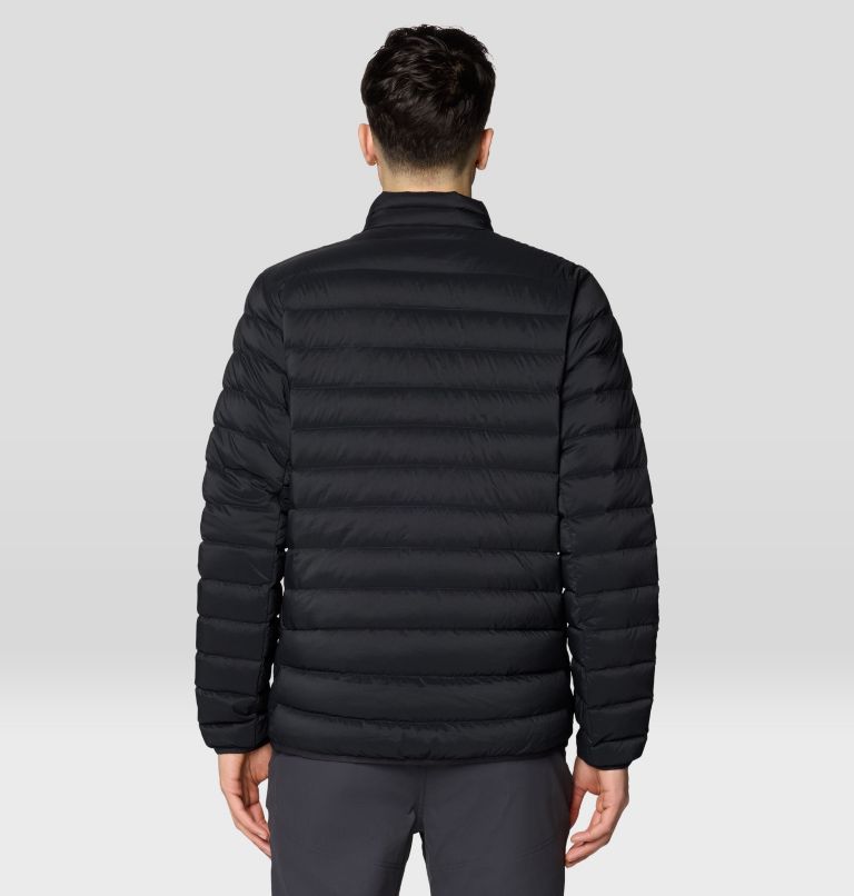 Men's Deloro Down Jacket, Color: Black, image 2