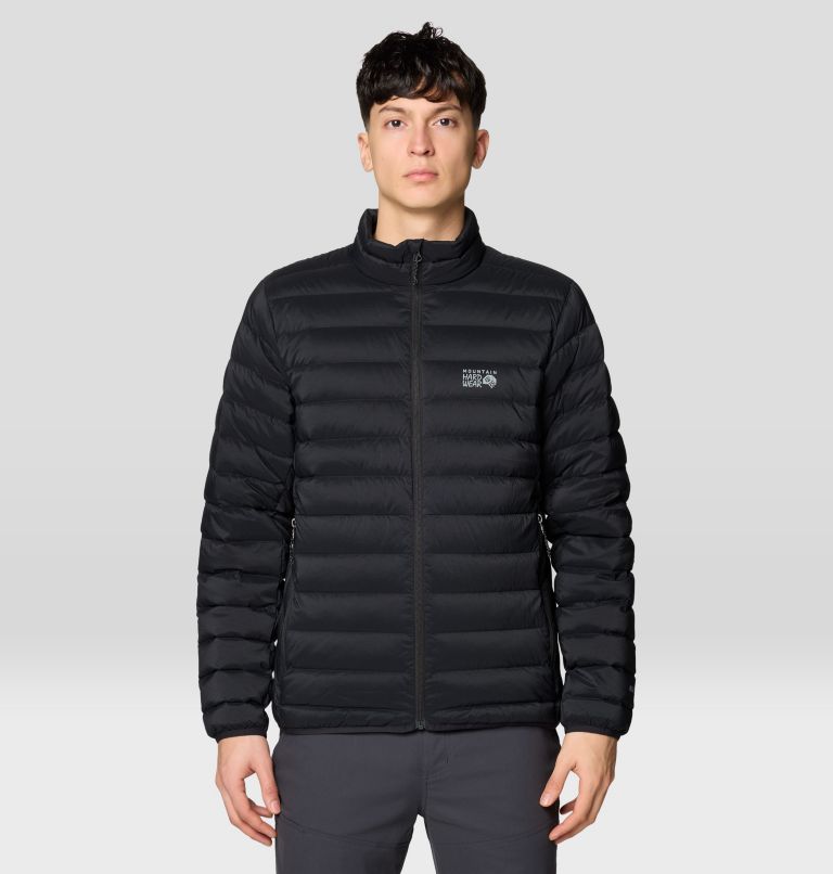 Men's Deloro Down Jacket, Color: Black, image 1