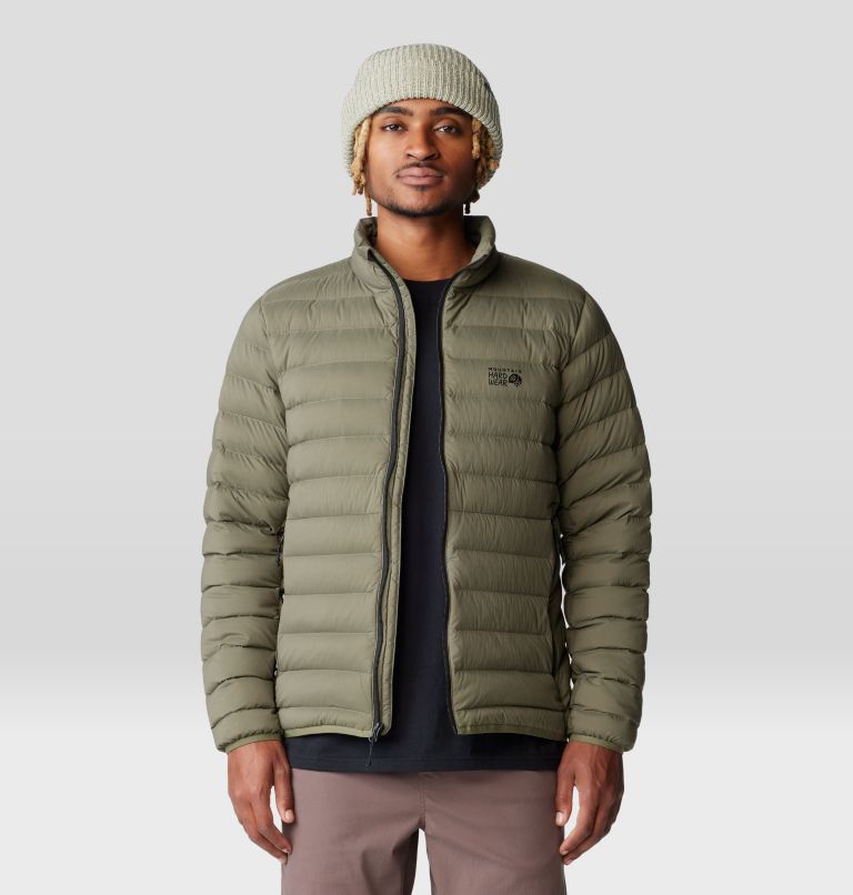 Men's Deloro Down Jacket, Color: Stone Green, image 7