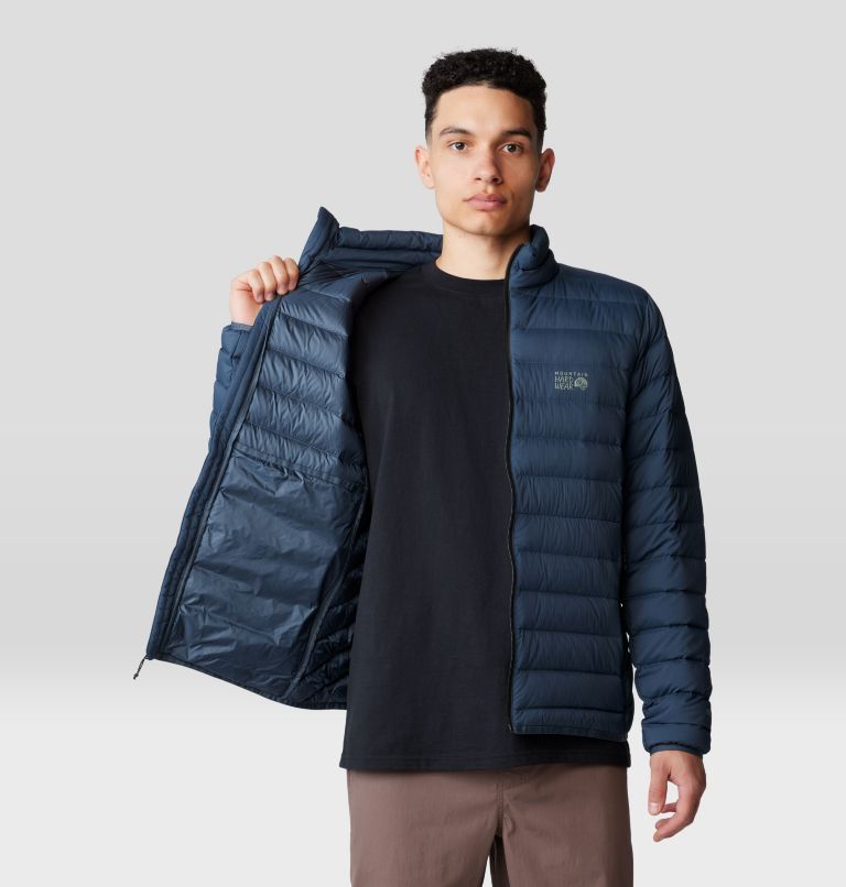 Men's Deloro Down Jacket, Color: Moon Blue, image 5