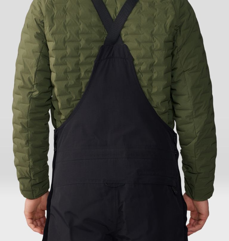 Men's First Tracks Bib, Color: Black, image 7