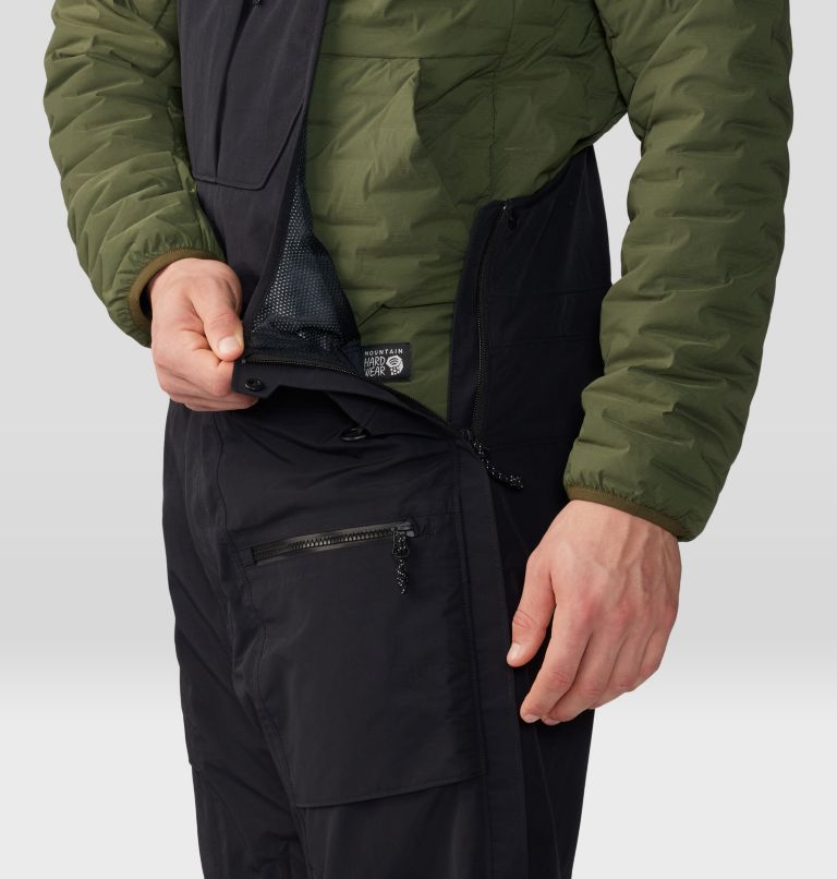 Men's First Tracks Bib, Color: Black, image 8