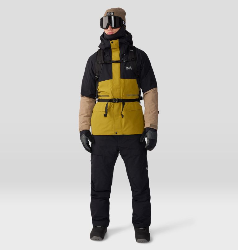 Men's First Tracks Bib, Color: Black, image 10