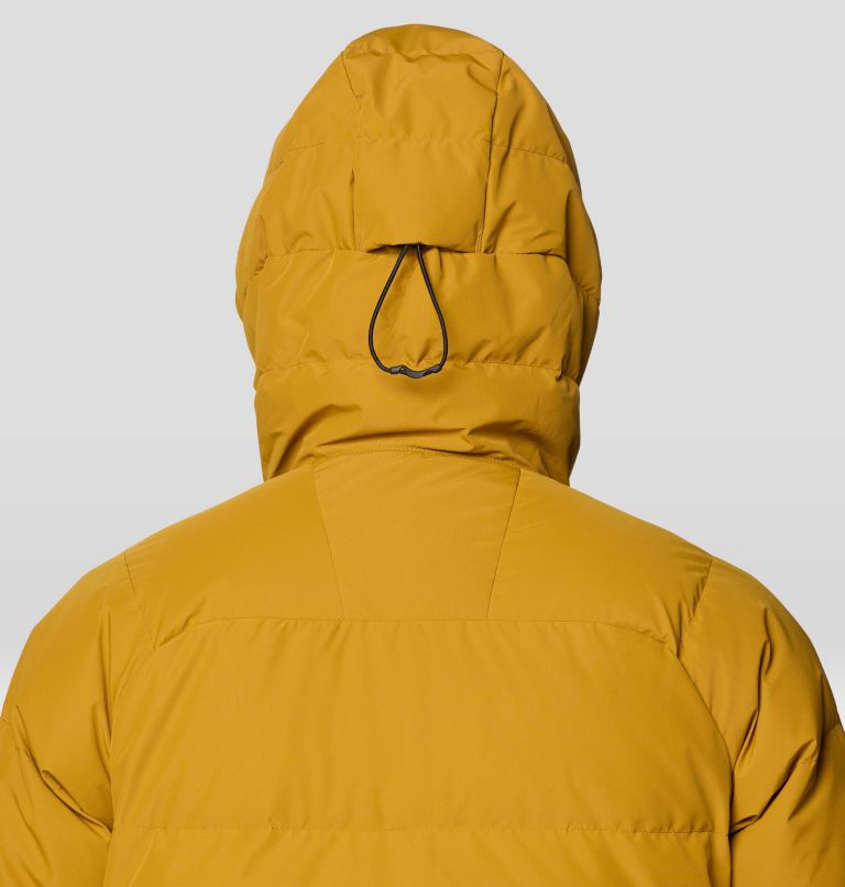 Men's First Tracks Down Jacket, Color: Olive Gold, Black, image 9