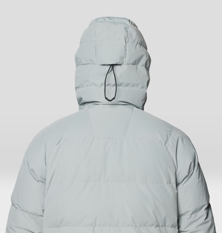 Men's First Tracks Down Jacket, Color: Wet Stone, Black, image 10
