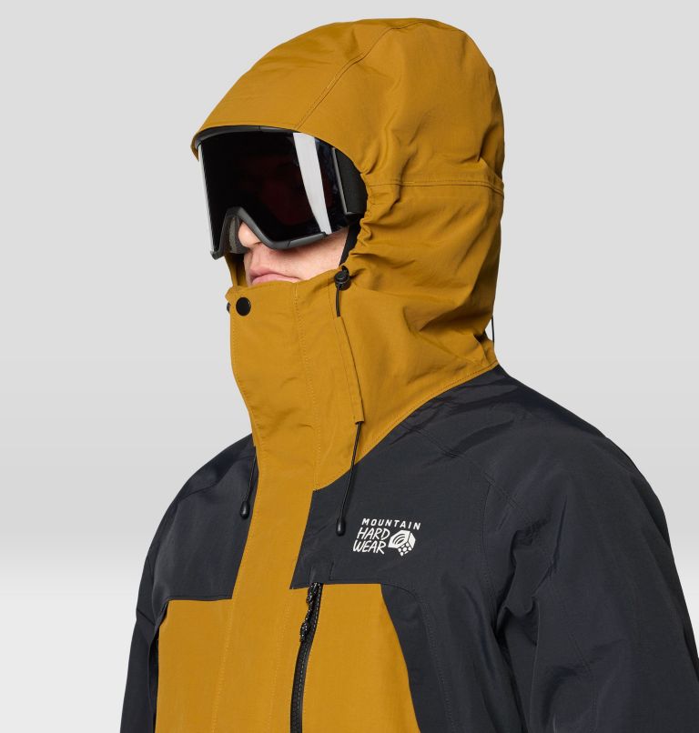 Men's First Tracks Insulated Jacket, Color: Olive Gold, Black, image 8