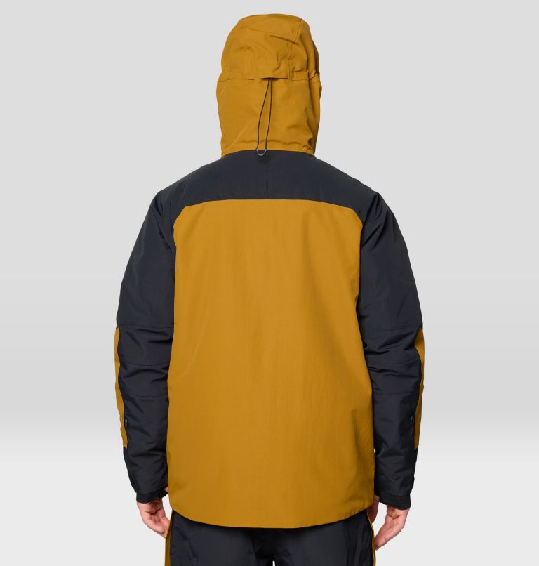 Men's First Tracks Insulated Jacket, Color: Olive Gold, Black, image 4