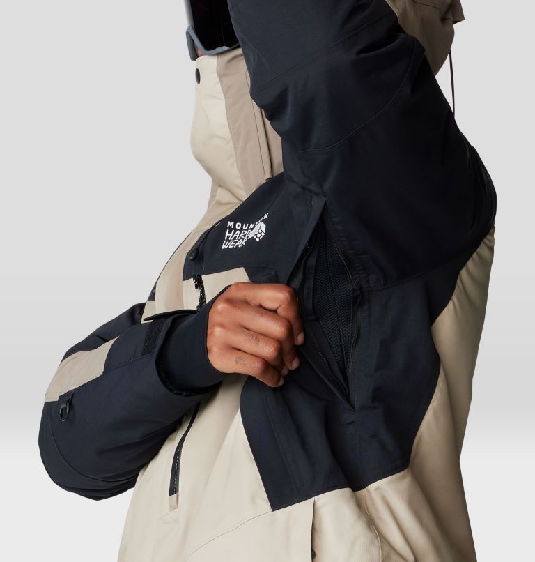 Men's First Tracks Insulated Jacket, Color: Badlands, Dunes, Black, image 8