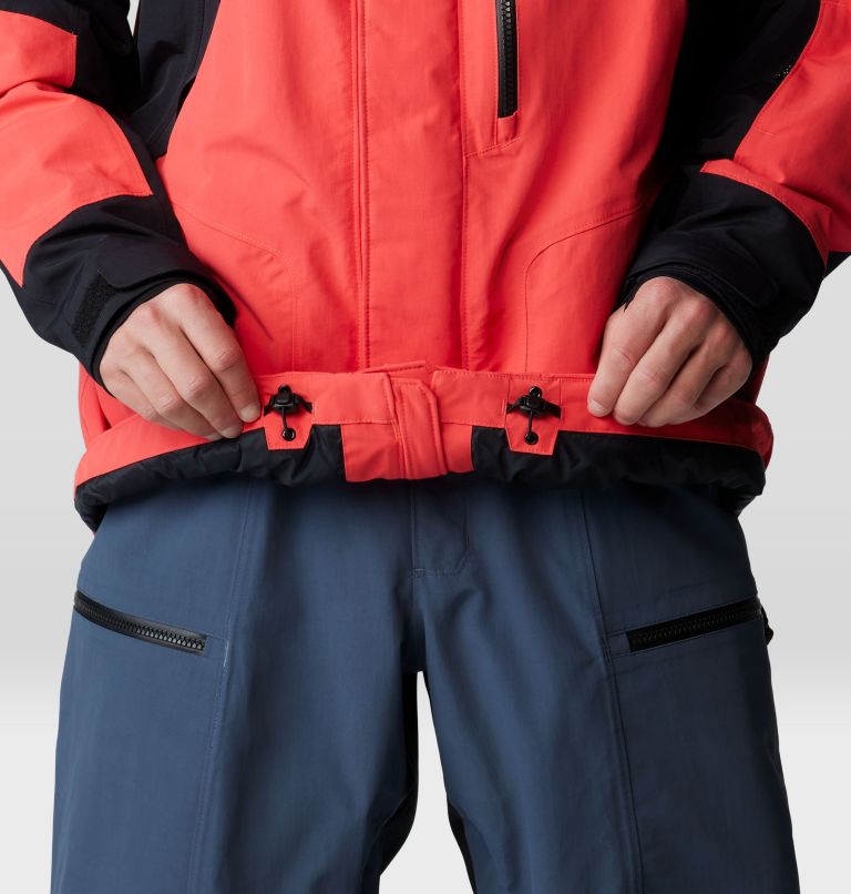 Men's First Tracks Insulated Jacket, Color: Solar Pink, Black, image 12