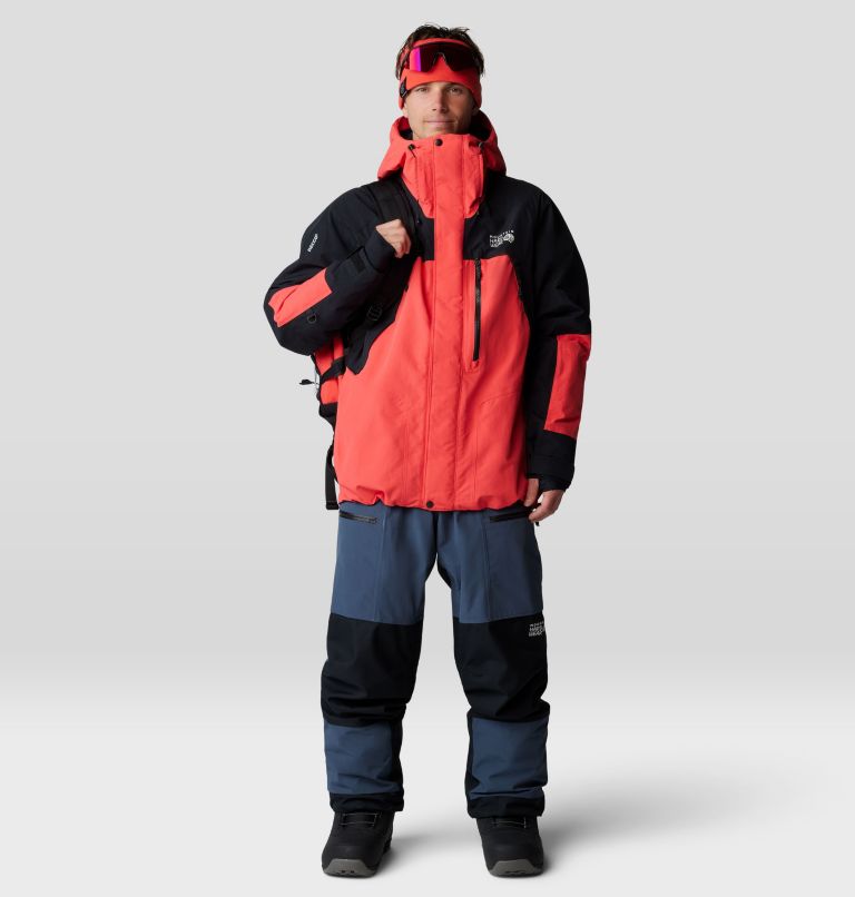 Men's First Tracks Insulated Jacket, Color: Solar Pink, Black, image 15