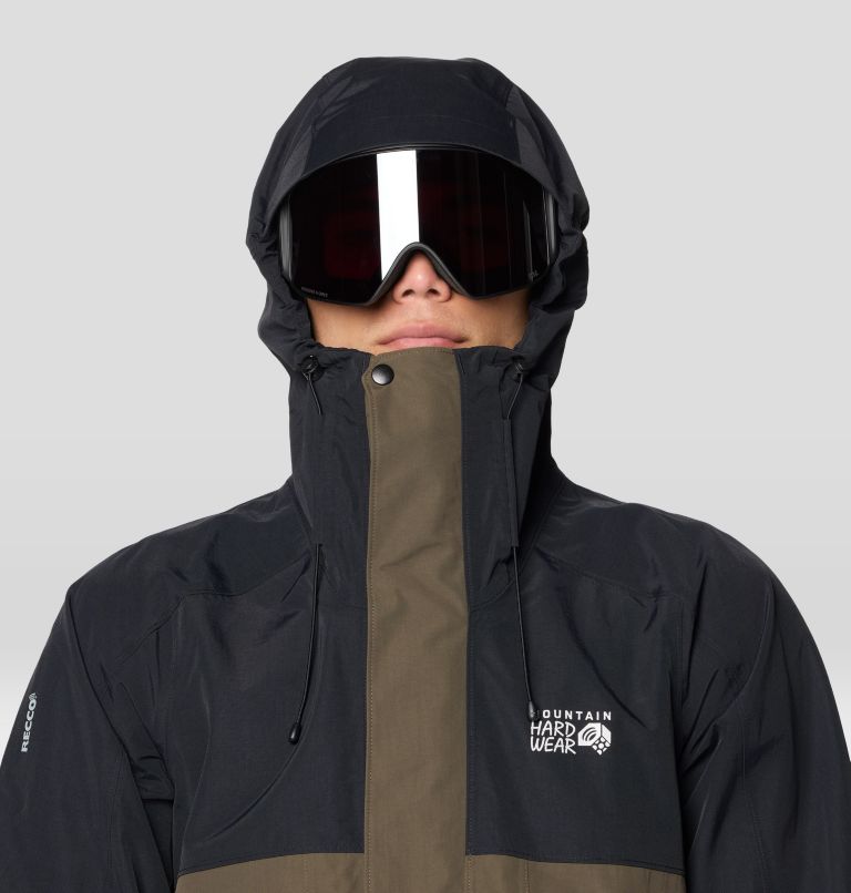 Men's First Tracks Jacket, Color: Ridgeline, Dunes, Black, image 7