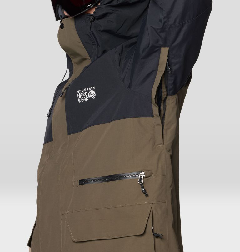 Men's First Tracks Jacket, Color: Ridgeline, Dunes, Black, image 10