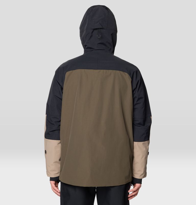 Men's First Tracks Jacket, Color: Ridgeline, Dunes, Black, image 2
