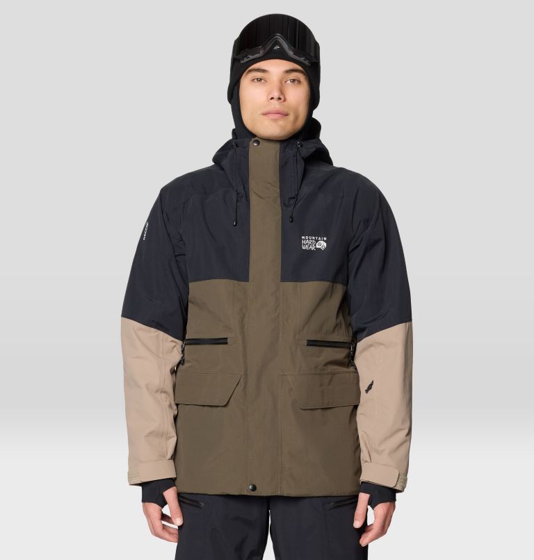 Men's First Tracks Jacket, Color: Ridgeline, Dunes, Black, image 1