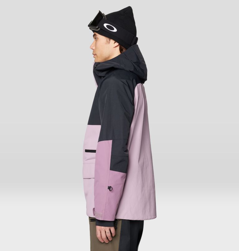 Men's First Tracks Jacket, Color: Daze, Dark Daze, Black, image 4