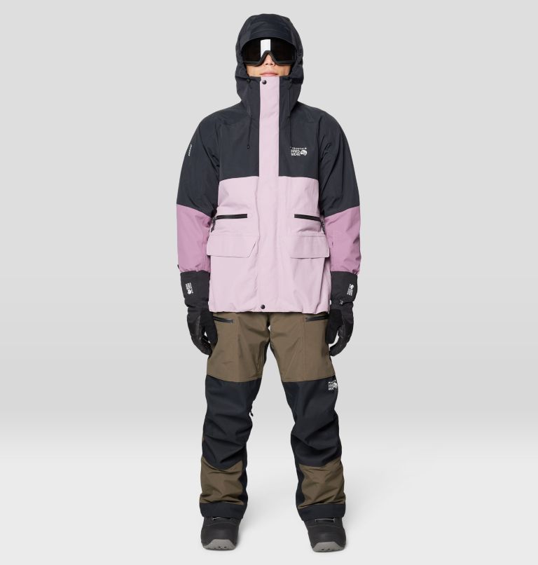 Men's First Tracks Jacket, Color: Daze, Dark Daze, Black, image 2