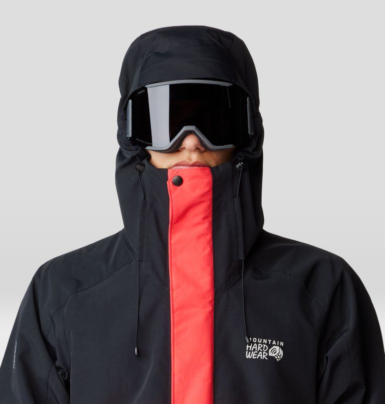 Manteau First Tracks, Color: Solar Pink, Black, image 4