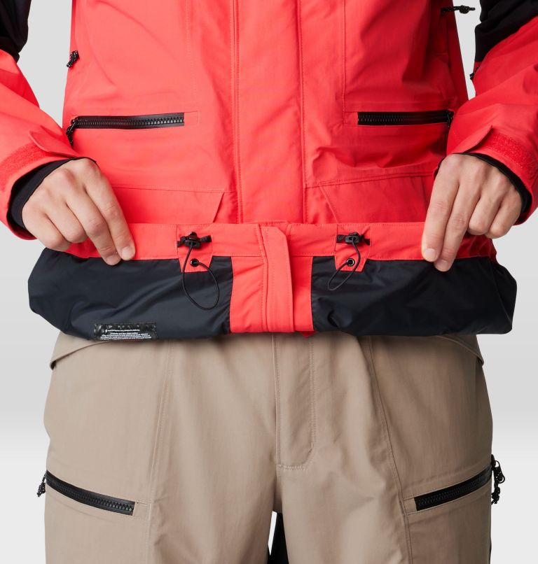 Manteau First Tracks, Color: Solar Pink, Black, image 11