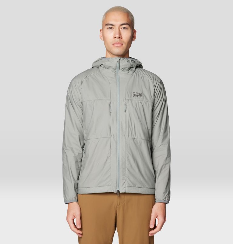 Men's Kor AirShell Warm Hoody, Color: Wet Stone, image 1