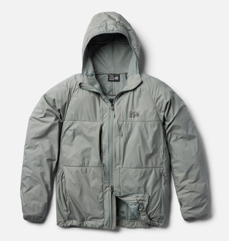 Men's Kor AirShell Warm Hoody, Color: Wet Stone, image 2