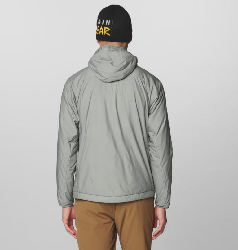 Men's Kor AirShell Warm Hoody, Color: Wet Stone