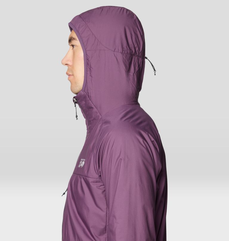Men's Kor AirShell Warm Hoody, Color: Dusty Purple, image 7