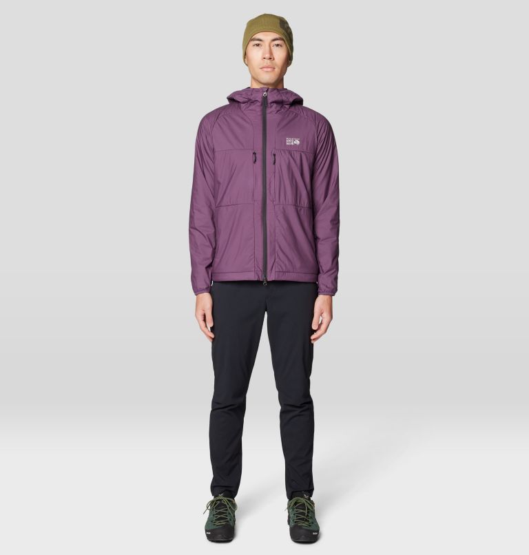 Men's Kor AirShell Warm Hoody, Color: Dusty Purple, image 2
