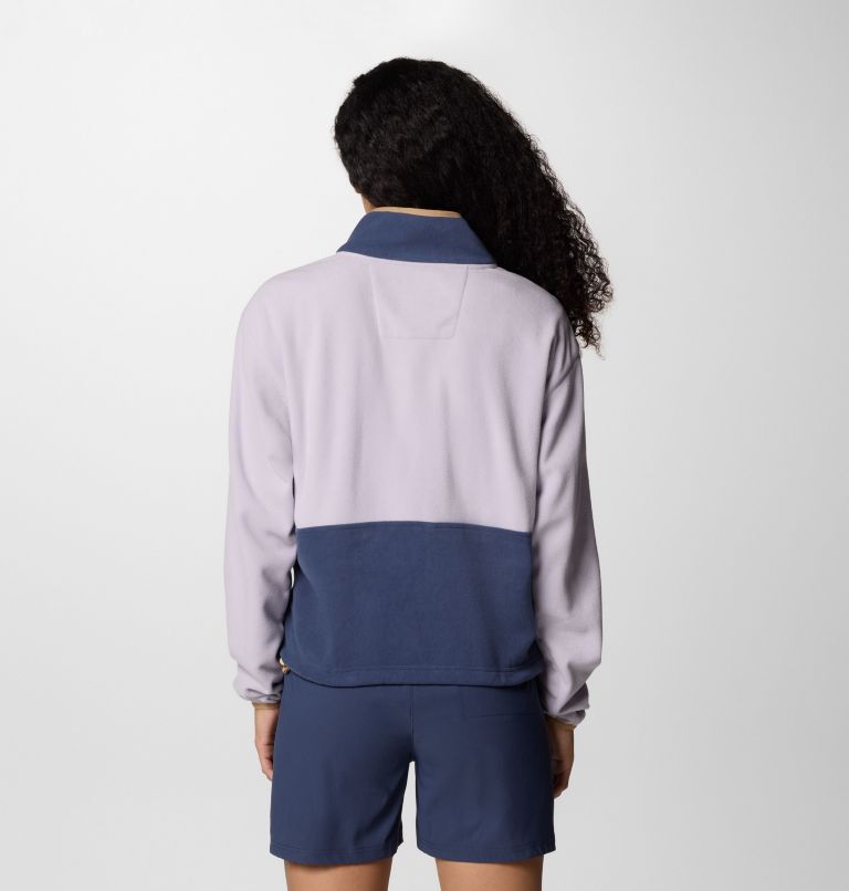 Women's Backbowl II Full Zip Fleece Jacket, Color: Lavender Pearl, Nocturnal, image 2