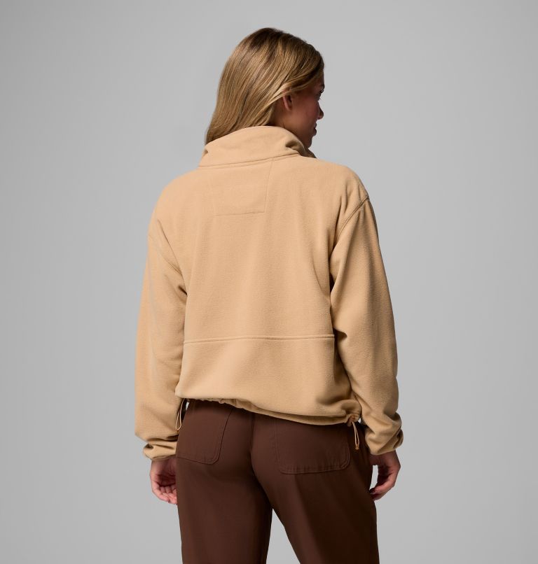 Back Bowl Casual Fleece-Jacke für Frauen, Color: Canoe, Tobacco, image 3