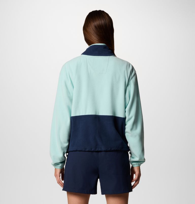 Forro polar casual Back Bowl para mujer, Color: Spray, Collegiate Navy, image 2
