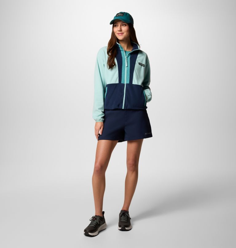 Forro polar casual Back Bowl para mujer, Color: Spray, Collegiate Navy, image 6