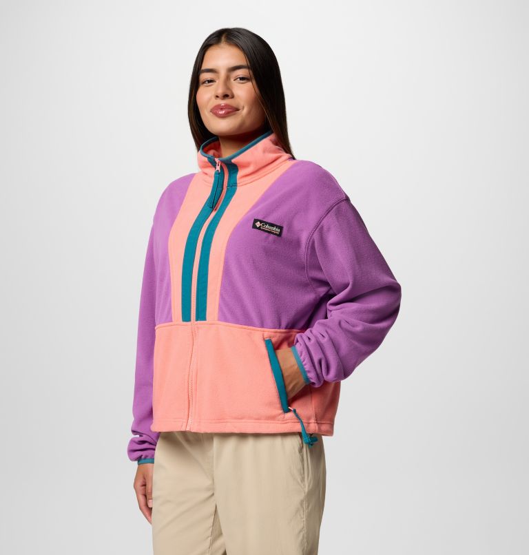 Veste Polaire Casual Back Bowl Femme, Color: Razzle, Alpenglow, image 3