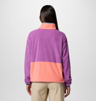 Back Bowl Casual Fleece-Jacke für Frauen, Color: Razzle, Alpenglow, image 6