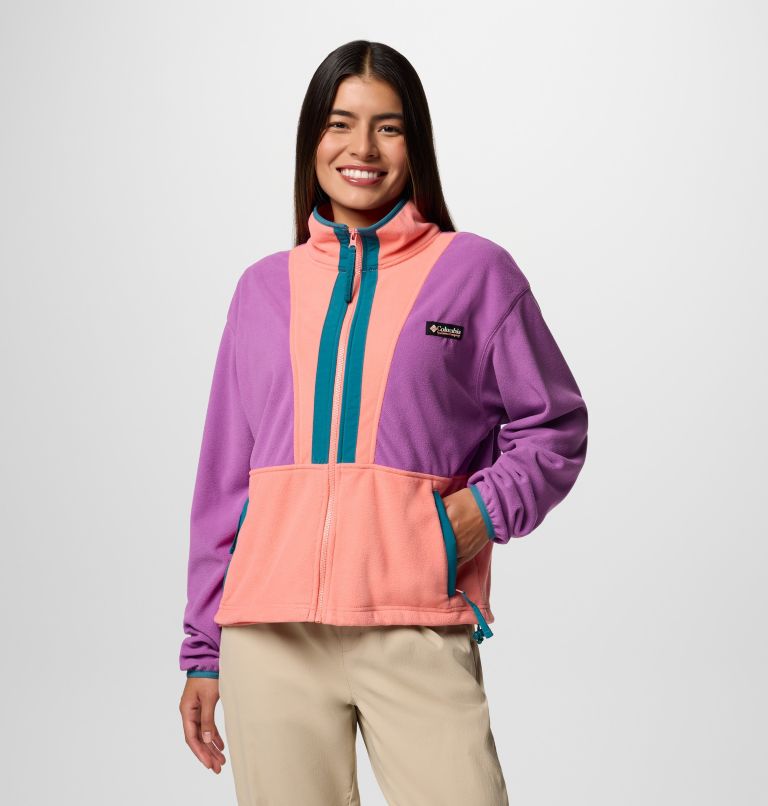 Veste Polaire Casual Back Bowl Femme, Color: Razzle, Alpenglow, image 1