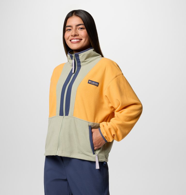 Veste Polaire Casual Back Bowl Femme, Color: Summer Orange, Safari, image 3