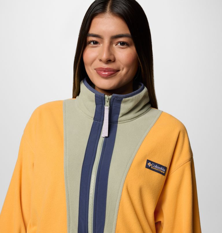 Veste Polaire Casual Back Bowl Femme, Color: Summer Orange, Safari, image 4
