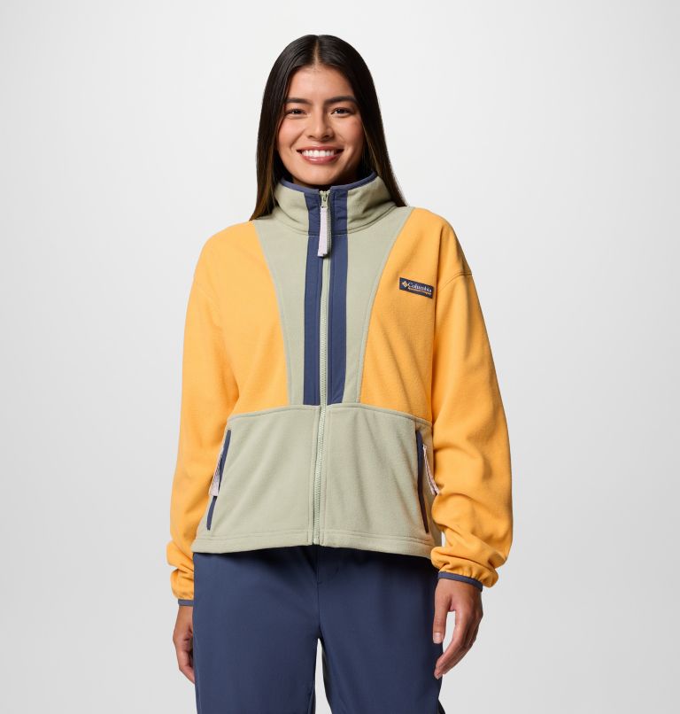 Veste Polaire Casual Back Bowl Femme, Color: Summer Orange, Safari, image 1